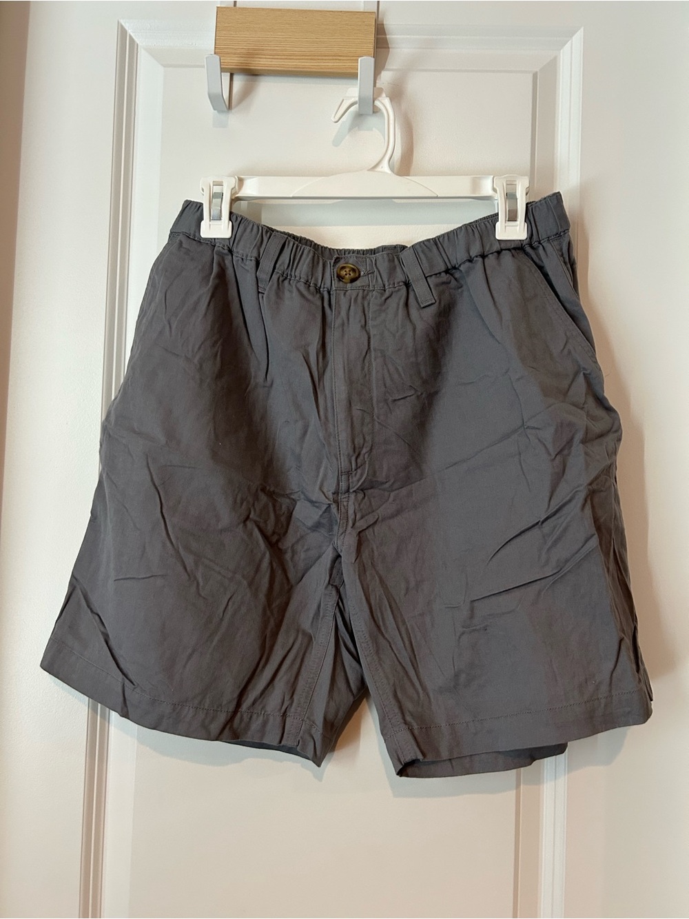 chubbies Gray Elastic-Waist Men's Shorts